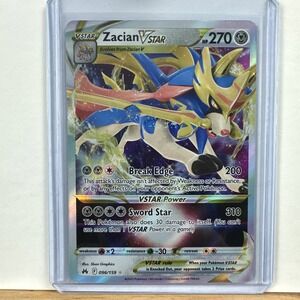 Zacian Vstar 096/159 Crown Zenith NM Full Art Ultra Rare Pokemon Card